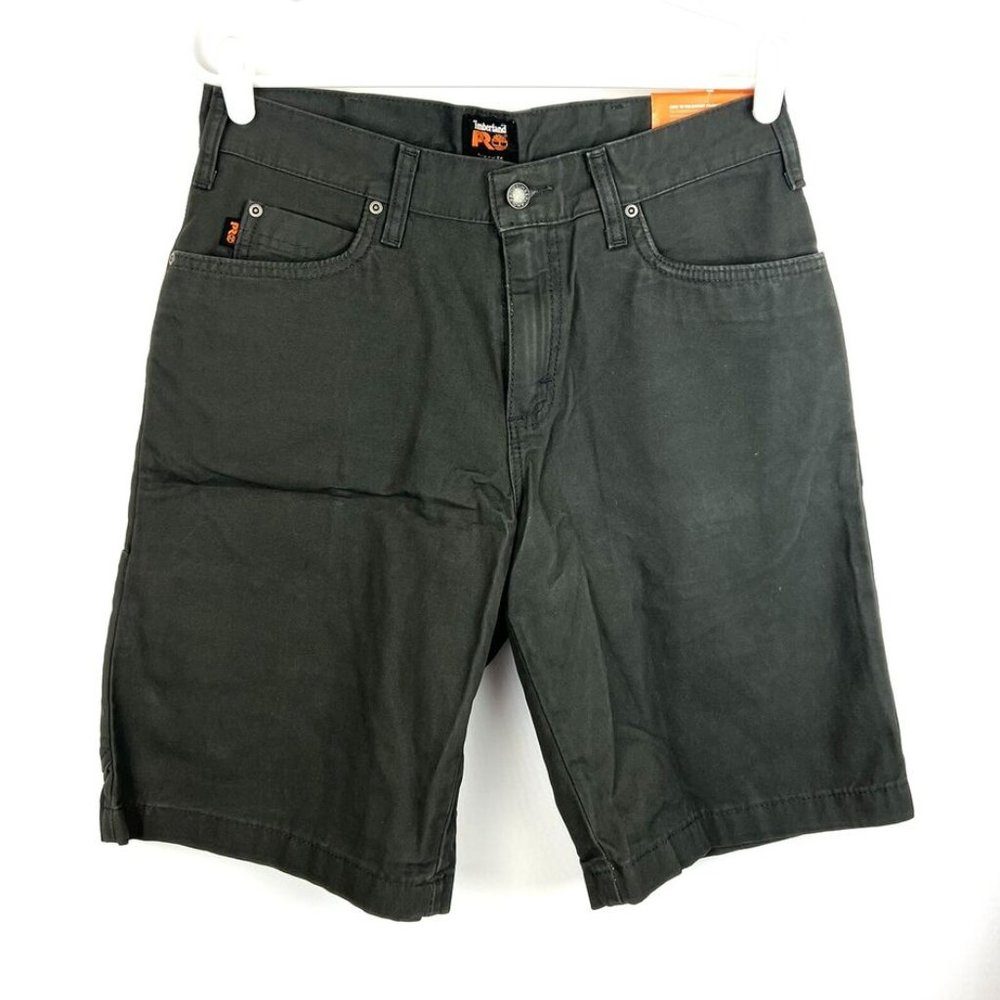Timberland Pro Men’s Original Fit Dark Grey Denim Shorts Size 30